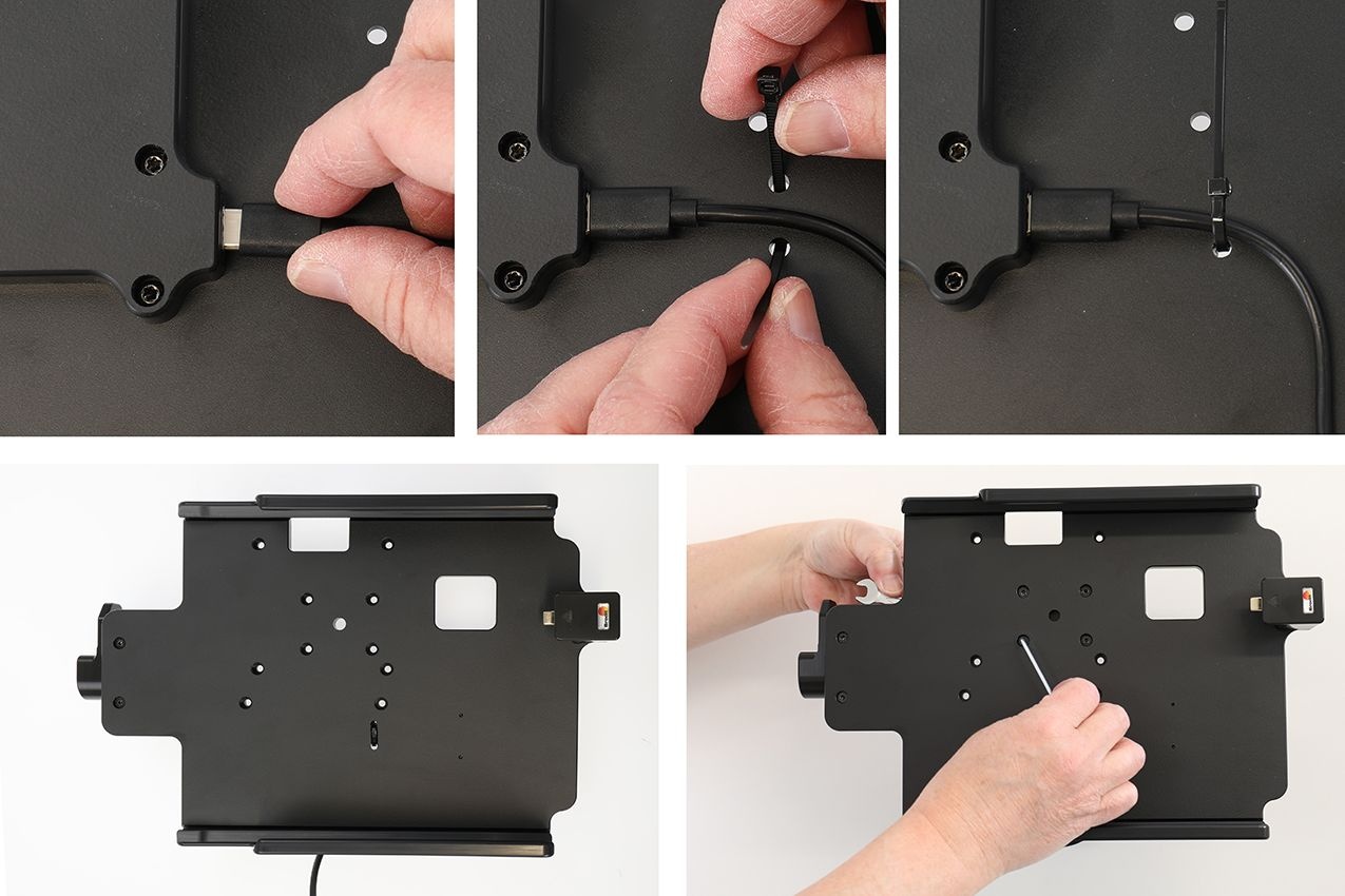 BRODIT Soporte Brodit con cerradura, 78.72 g, USB-C