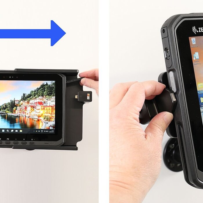 BRODIT 217108 - Staffa Brodit, bloccaggio a molla