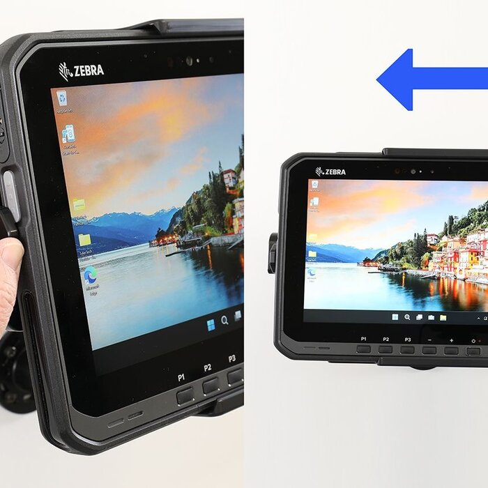 BRODIT 217108 - Support Brodit, verrouillage à ressort