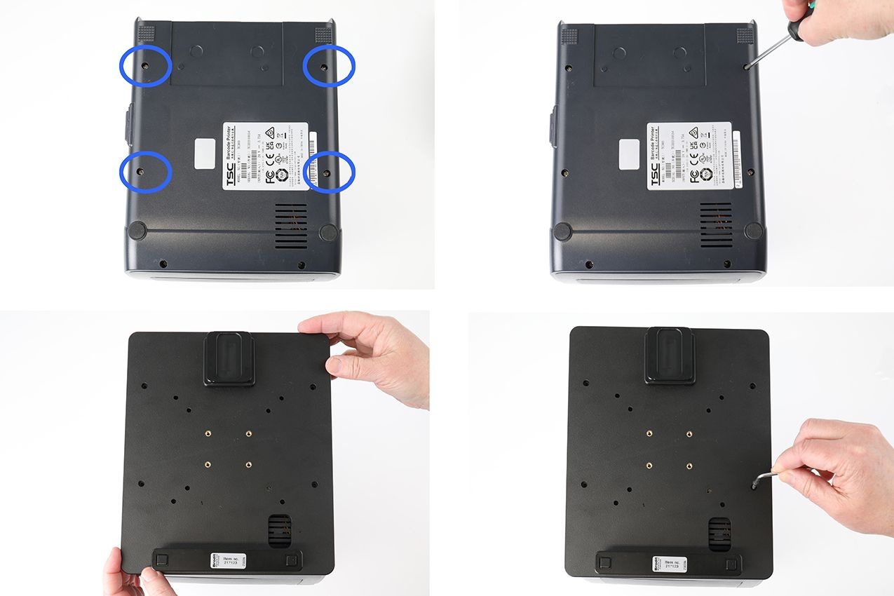 BRODIT Supporto da parete Brodit, TC300, Wall Mount with MultiMoveClip