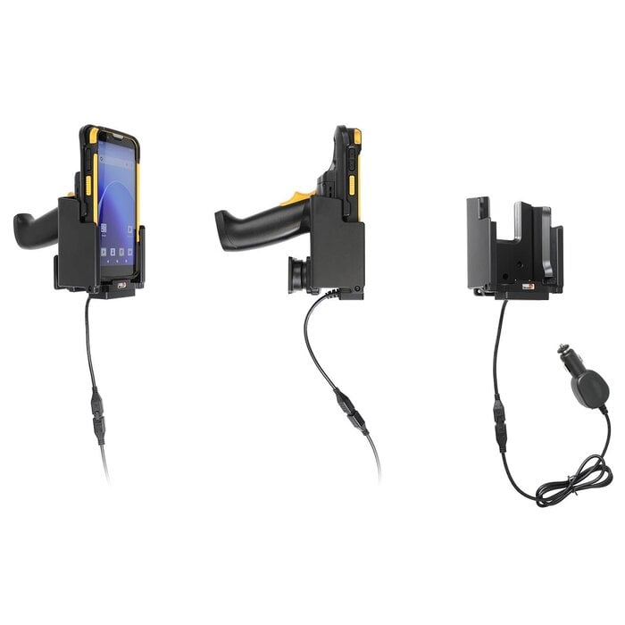BRODIT Brodit, montaggio attivo, with cigarette lighter plug (pogo pin charging) incl, active holder