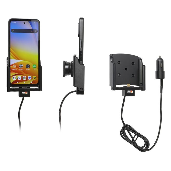 BRODIT Soporte activo Brodit para encendedor de cigarrillos, 20.4 g, USB-C