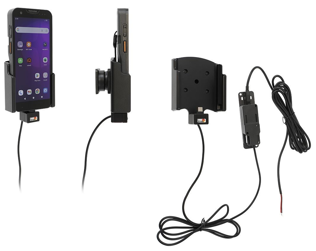 BRODIT Brodit Actieve Houder voor vaste installatie, USB-A
