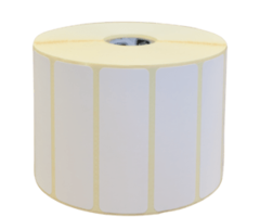 TSC 38-G040040-12LF - Etiketten, TSC, gewoon papier, B: 40 mm, H: 40 mm, D: 127 mm, K: 25,4 mm