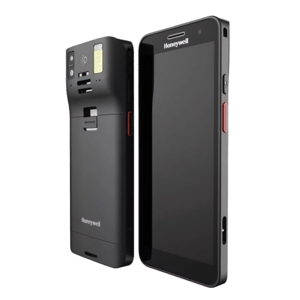 Honeywell Honeywell CT37, 2D, SR, geprojecteerde capacitieve sensor, hot-swap, PTT, USB-C, BT (BLE), WLAN, NFC, Android, GMS, externe batterij, zwart, RAM: 8 GB
