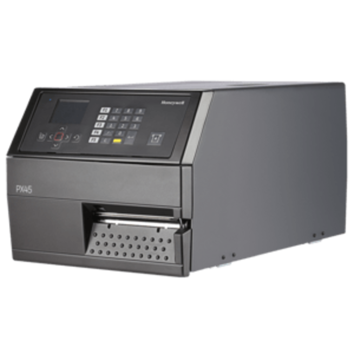 Honeywell Honeywell PX45, 8 Punkte/mm (203dpi), Rewind, LTS, Disp. (Farbe), RTC, LPT, Ethernet, Multi-IF, 256MB RAM / 512 MB Flash