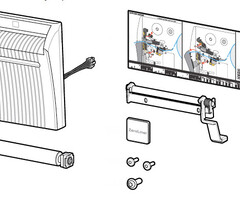 Zebra P1105147-700 - Kit de mise à niveau de support Zebra Linerless