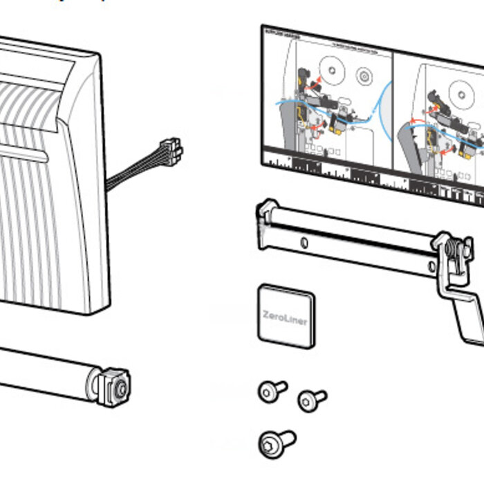 Zebra P1105147-700 - Zebra Linerless Media Upgrade Kit
