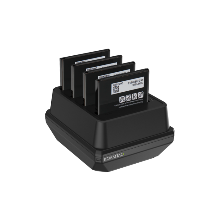 KOAMTAC 897672 - Station de charge de batterie KOAMTAC à 4 baies, Royaume-Uni