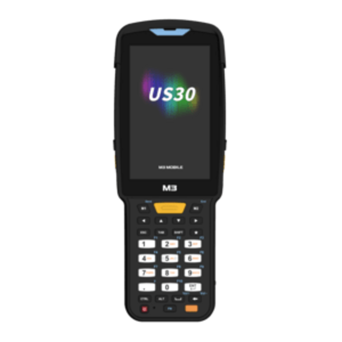 M3 M3 Mobile US30, 2D, SE5500, 10,5 cm (4''), Funk. Num., hot-swap, BT, WLAN, NFC, Android, zwart, aantal functietoetsen 30 functietoetsen, RAM: 4GB
