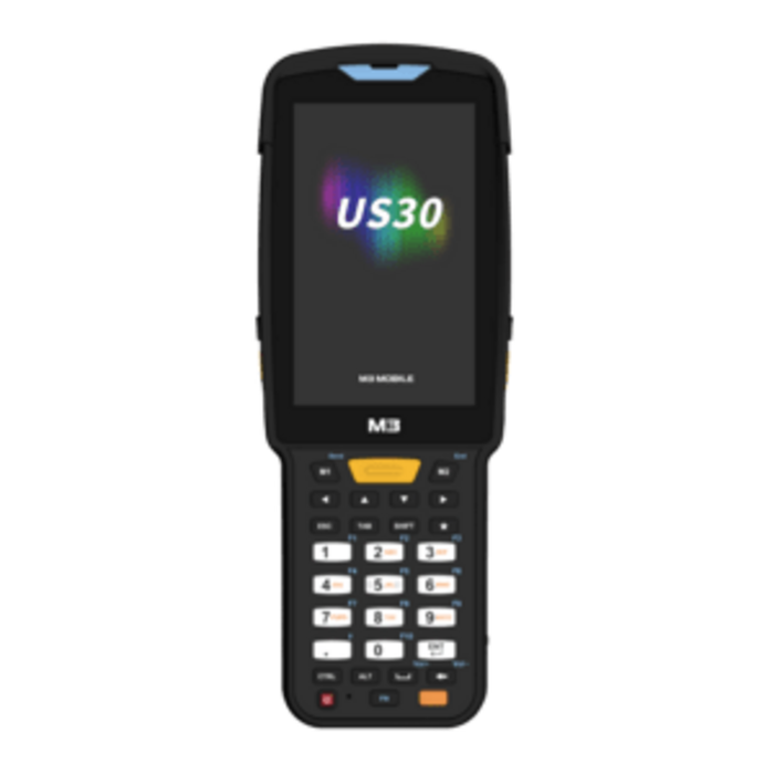 M3 M3 Mobile US30, 2D, SE58, 10, 5 cm (4''), numéro de fonction, échange à chaud, Bluetooth, WLAN, NFC, nombre de touches fonction 51 function keys, IP65