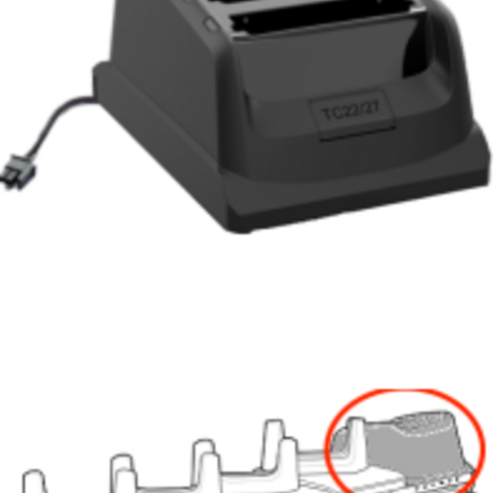 Zebra CRDCUP-TC2L4B-01 - Zebra 4-Fach Ersatzakku Aufsatz