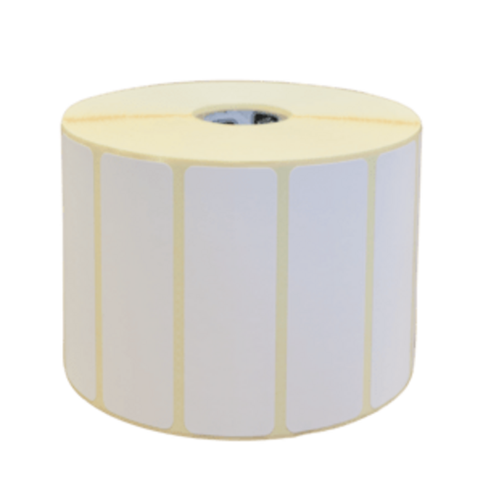 Zebra 880009-038D - Étiquettes, Zebra, papier ordinaire, Z-Perform 1000T, L : 57,15 mm, H : 38,1 mm, P : 127 mm, K : 25,4 mm