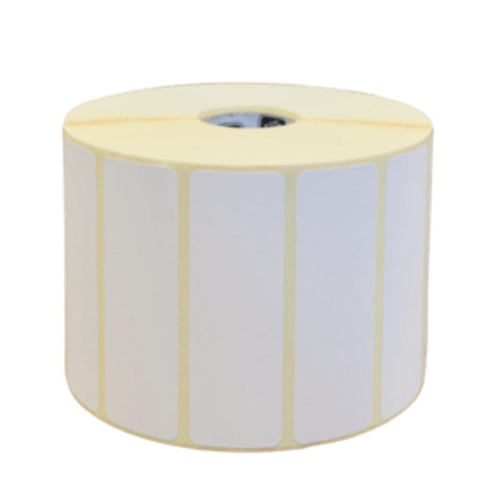 TSC 38-T050020-10LF - Étiquettes, TSC, papier thermique, L : 50 mm, H : 20 mm, P : 203 mm, K : 76 mm