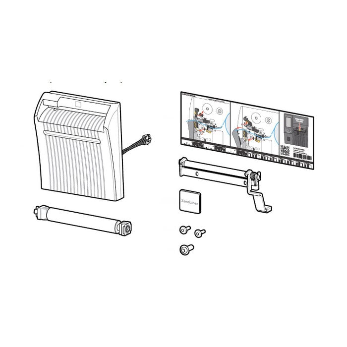 Zebra Zebra Linerless Media Upgrade Kit, Linerless Upgrade Kit