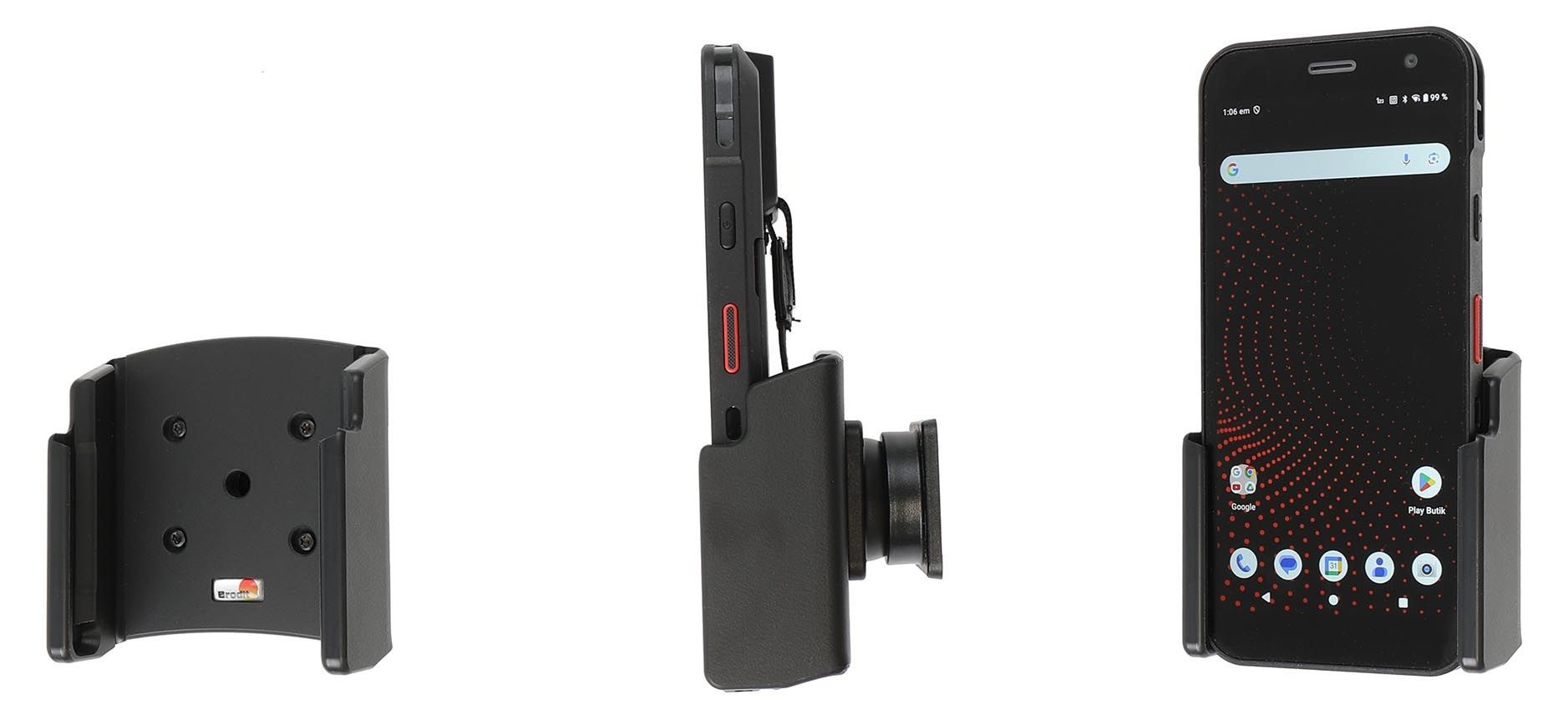 BRODIT Brodit Passieve Houder, 4mm, kantelbaar