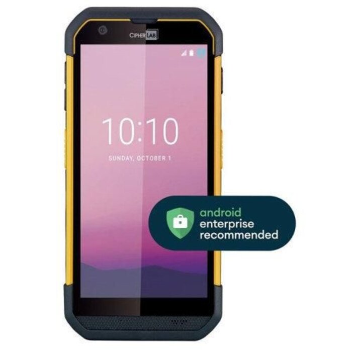 CIPHERLAB CO., LTD. CipherLab Serie RS36, 2D, SE5500, 14 cm (5,5''), GPS, USB-C, Bluetooth, WLAN, 4G, NFC, Android, IP65, 4 GB RAM / 64 GB Flash
