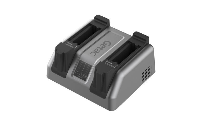 GETAC Getac 2-Slot Batterijlader, EU, incl.: Voeding en netsnoer (EU)