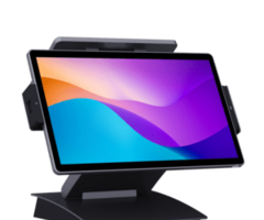 HISTONE 2S1225600017 – HiStone ERA, HK960U, 39,6 cm (15,6 Zoll), Full HD, USB, USB-C, PowerUSB, RS232, Ethernet, Intel Core i3, Grau