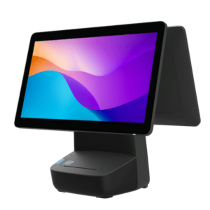 HISTONE 2S1226610016 - HiStone LUNA S, HK528 sans imprimante, 39,6 cm (15,6''), Full HD, USB, RS232, Ethernet, Intel Celeron J, SSD, noir