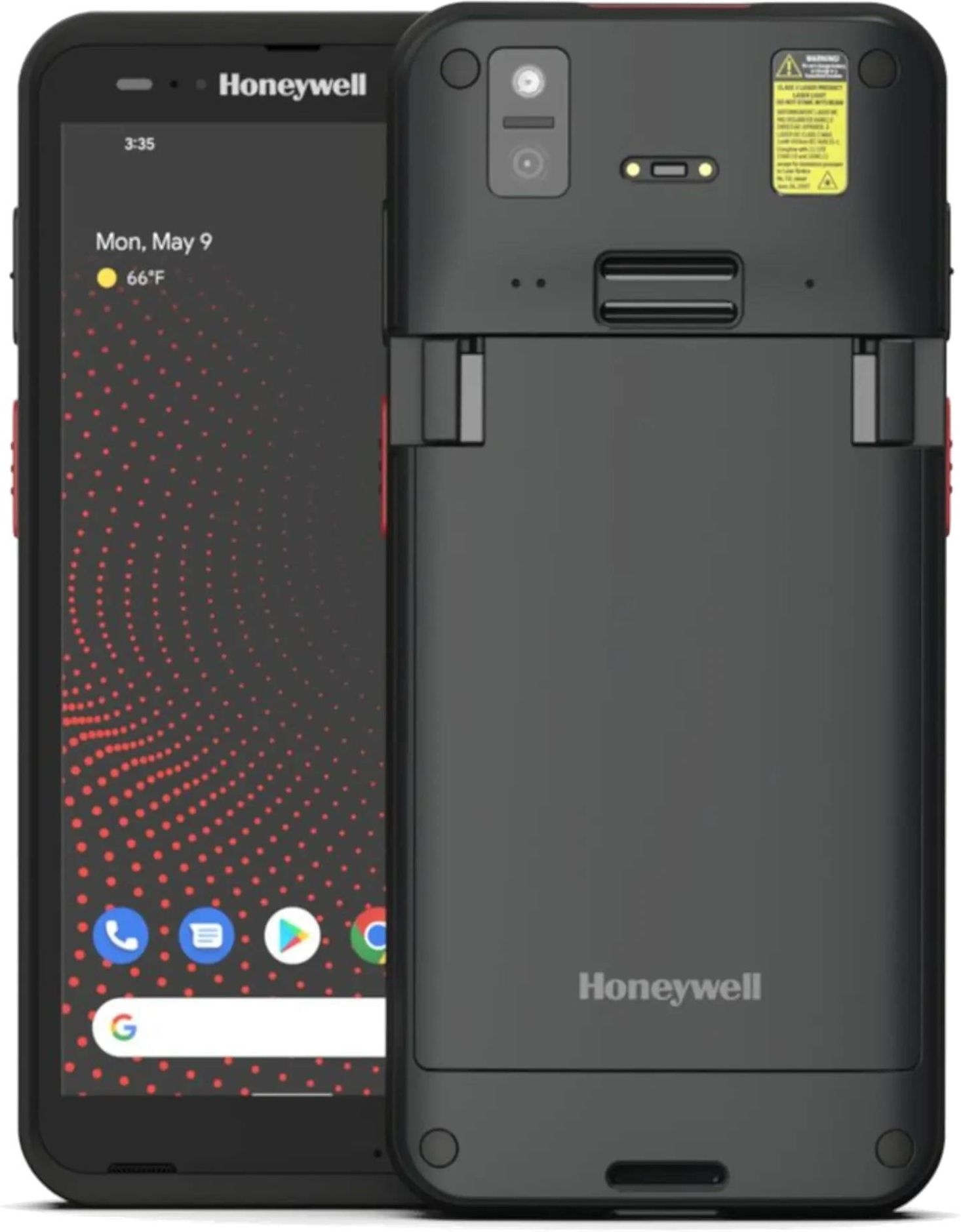 Honeywell Honeywell CT70, 2D, GPS, intercambio en caliente, PTT, USB, Bluetooth, WLAN (Wi-Fi 7), eSIM, 5G, NFC, GMS, RB, negro, 8 GB RAM / 128 GB Flash