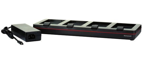 Honeywell Stazione di ricarica per batterie, 4 slot, standard, batterie wireless o batterie estese
