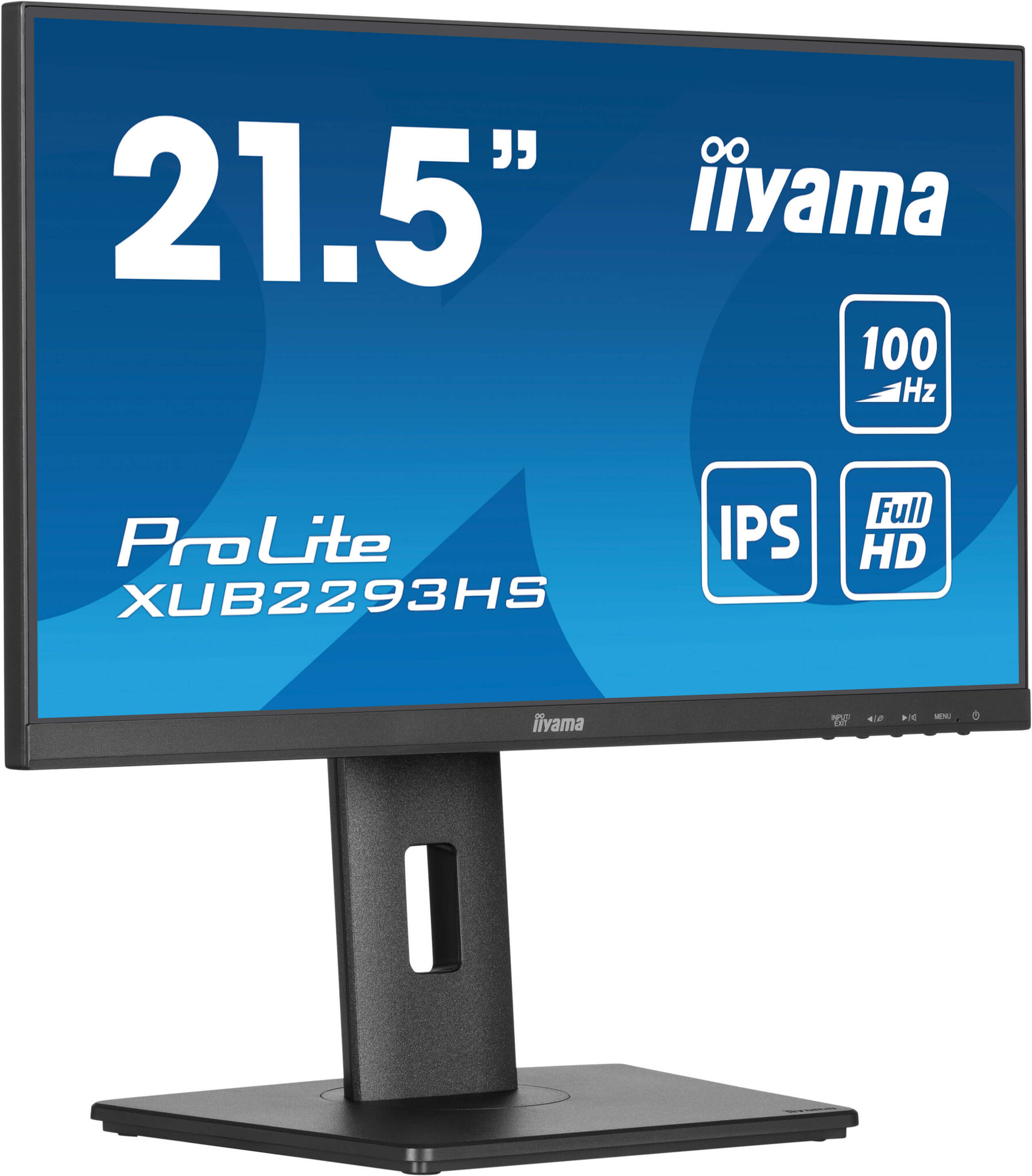 IIYAMA iiyama ProLite XUB2293HS-B6, 54,6 cm (21,5''), Full HD, cable, negro, 100 mm