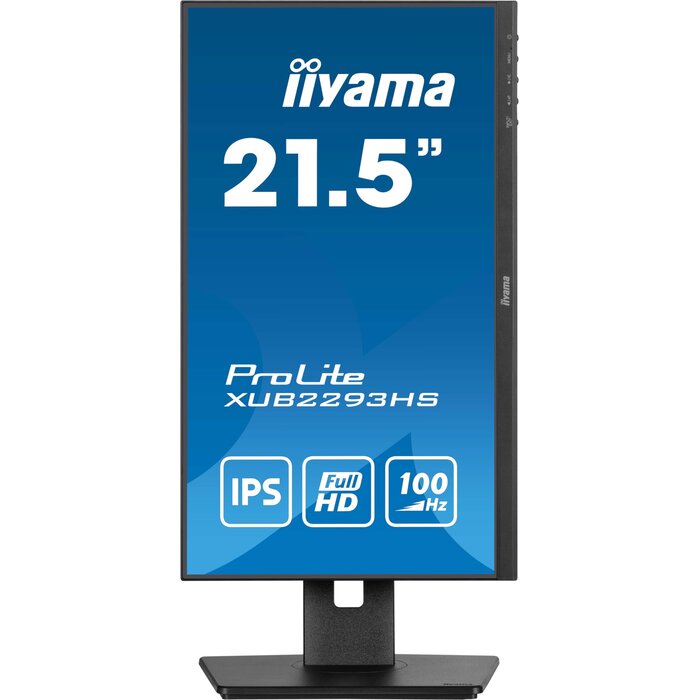 IIYAMA iiyama ProLite XUB2293HS-B6, 54,6 cm (21,5''), Full HD, cable, negro, 100 mm