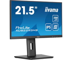 IIYAMA iiyama ProLite XU2293HS-B6, 54,6 cm (21,5''), Full HD, kabel, zwart