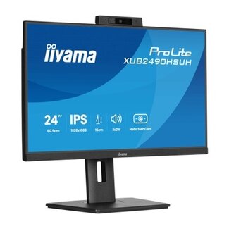 IIYAMA XUB2490HSUH-B2 - iiyama ProLite XUB2490HSUH-B2, Full HD, USB, cavo, nero