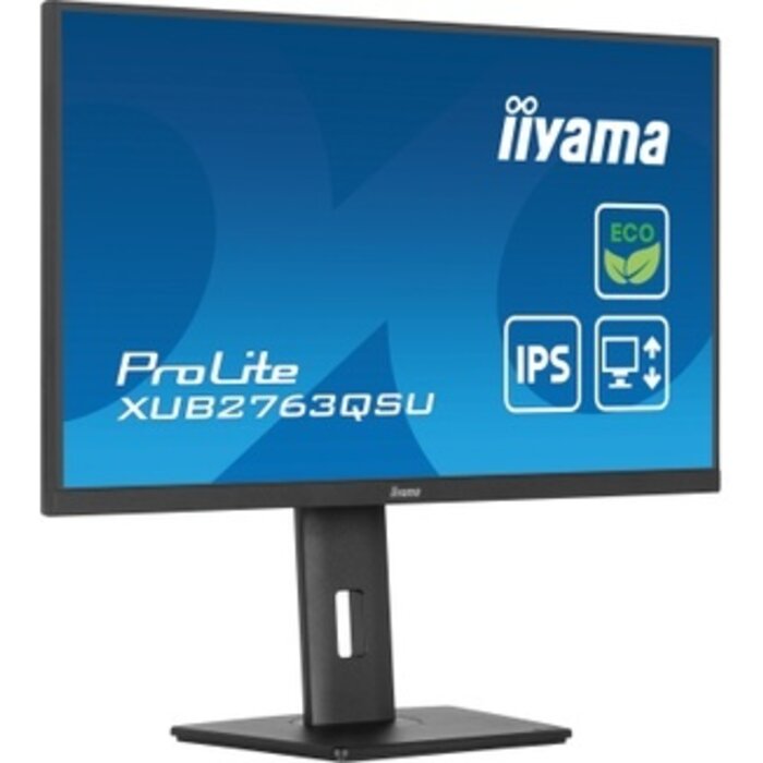 IIYAMA XUB2763QSU-B1 - iiyama ProLite XUB2763QSU-B1, 68,6 cm (27''), USB, cavo (USB), nero