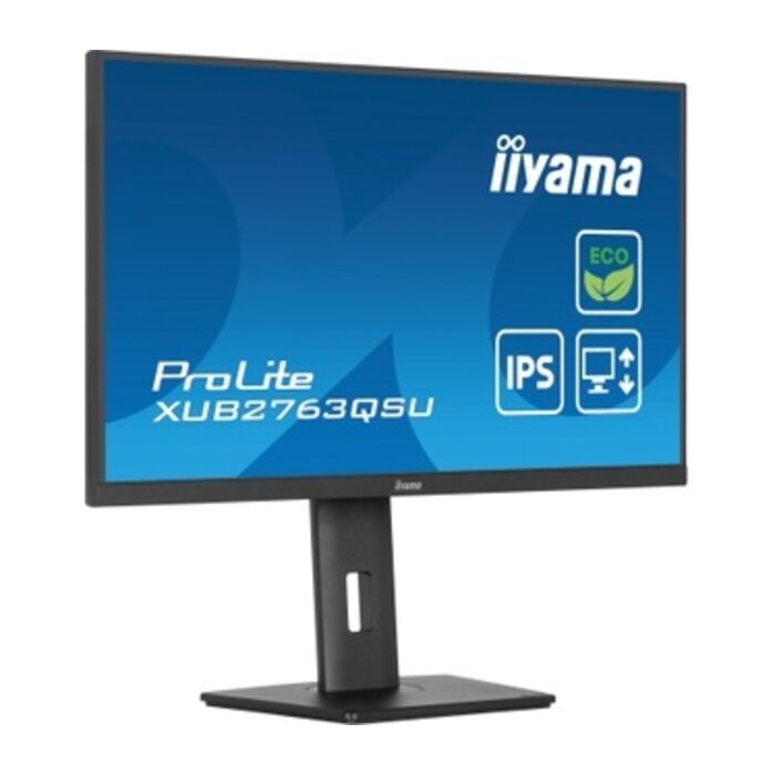 IIYAMA iiyama ProLite XU2792HSU-B6, 68,6 cm (27''), Full HD, USB, cable (USB), negro, 100 mm