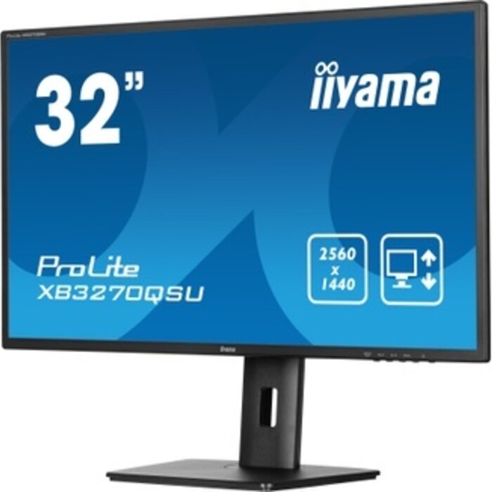 IIYAMA XB3270QSU-B1 - iiyama ProLite XB3270QSU-B1, 80 cm (31,5''), USB, câble (USB), noir
