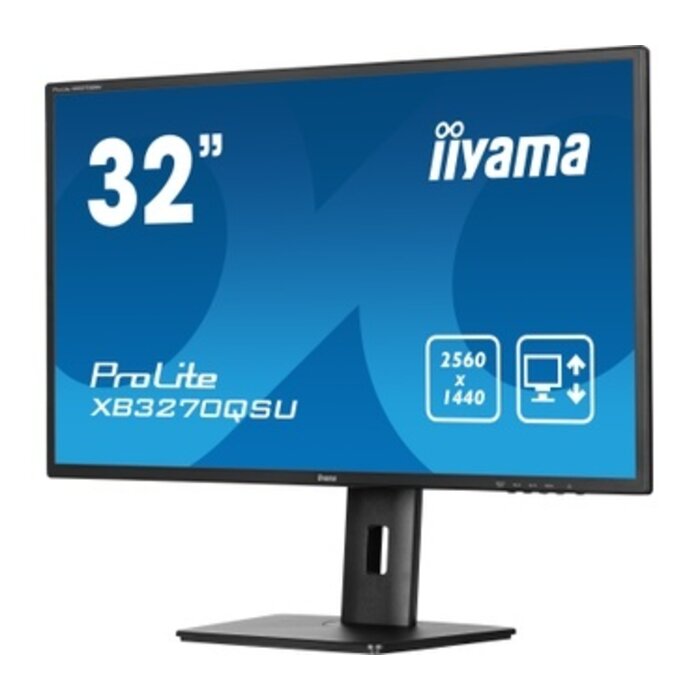 IIYAMA iiyama ProLite XB3270QSU-B1, 80 cm (31,5 Zoll), USB, Kabel (USB), schwarz, 100 mm