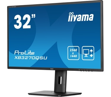 IIYAMA iiyama ProLite XB3270QSU-B1, 80 cm (31,5''), USB, cable (USB), negro, 100 mm
