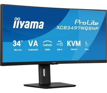 IIYAMA iiyama ProLite XCB3497WQSNP-B1, USB-C