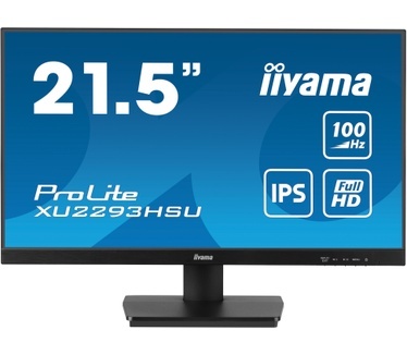 IIYAMA iiyam ProLite XU2293HSU-B7, 54,6 cm (21,5''), Full HD, USB, cable (USB), negro, 100 mm