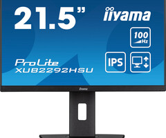 IIYAMA XUB2292HSU-B6 - iiyama ProLite XUB2292HSU-B6, 54,6 cm (21,5''), Full HD, USB, câble (USB), noir