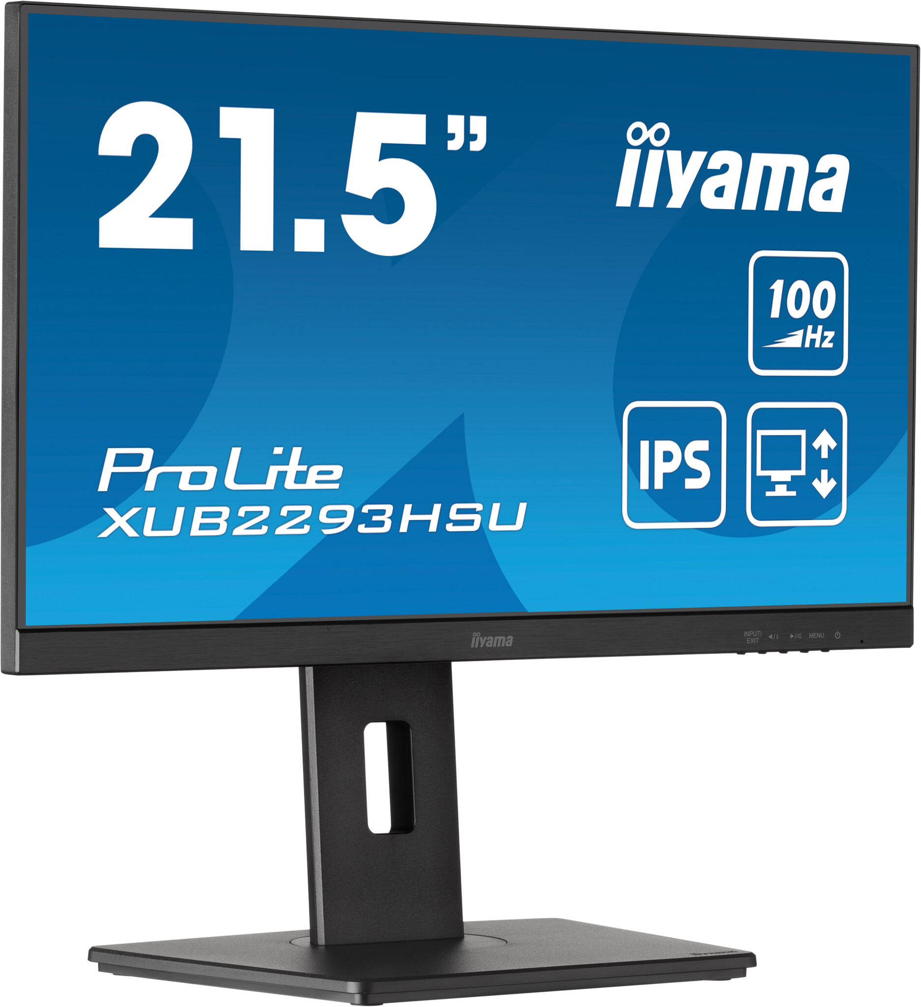 IIYAMA iiyama ProLite XUB2293HSU-B7, 54,6 cm (21,5''), Full HD, USB, kabel, zwart, TFT-scherm