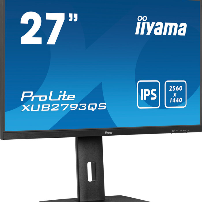 IIYAMA XUB2793QS-B7 - iiyama ProLite XUB2793QS-B7, 68,6 cm (27''), câble, noir
