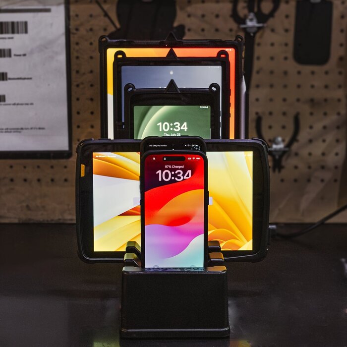 RAM-GDS-DOCK-6G16P - Caricabatterie per dispositivi RAM Mounts a 6 slot, UE