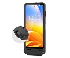 RAM MOUNT Estación de carga Intelliskin de RAM Mounts, GDS, con puerto USB-C externo - Sin clip para cinturón, 264 g