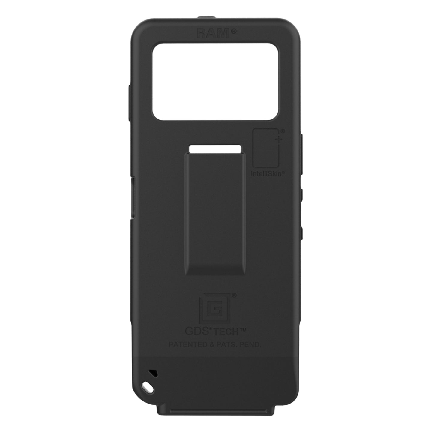 RAM MOUNT RAM-GDS-SKIN-ZE37-C-NC - Estación de carga Intelliskin de RAM Mounts, GDS, con puerto USB-C externo - Sin clip para cinturón