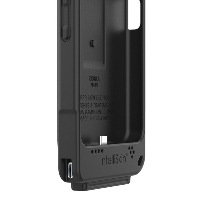 RAM MOUNT RAM-GDS-SKIN-ZE37-C-NC - Estación de carga Intelliskin de RAM Mounts, GDS, con puerto USB-C externo - Sin clip para cinturón