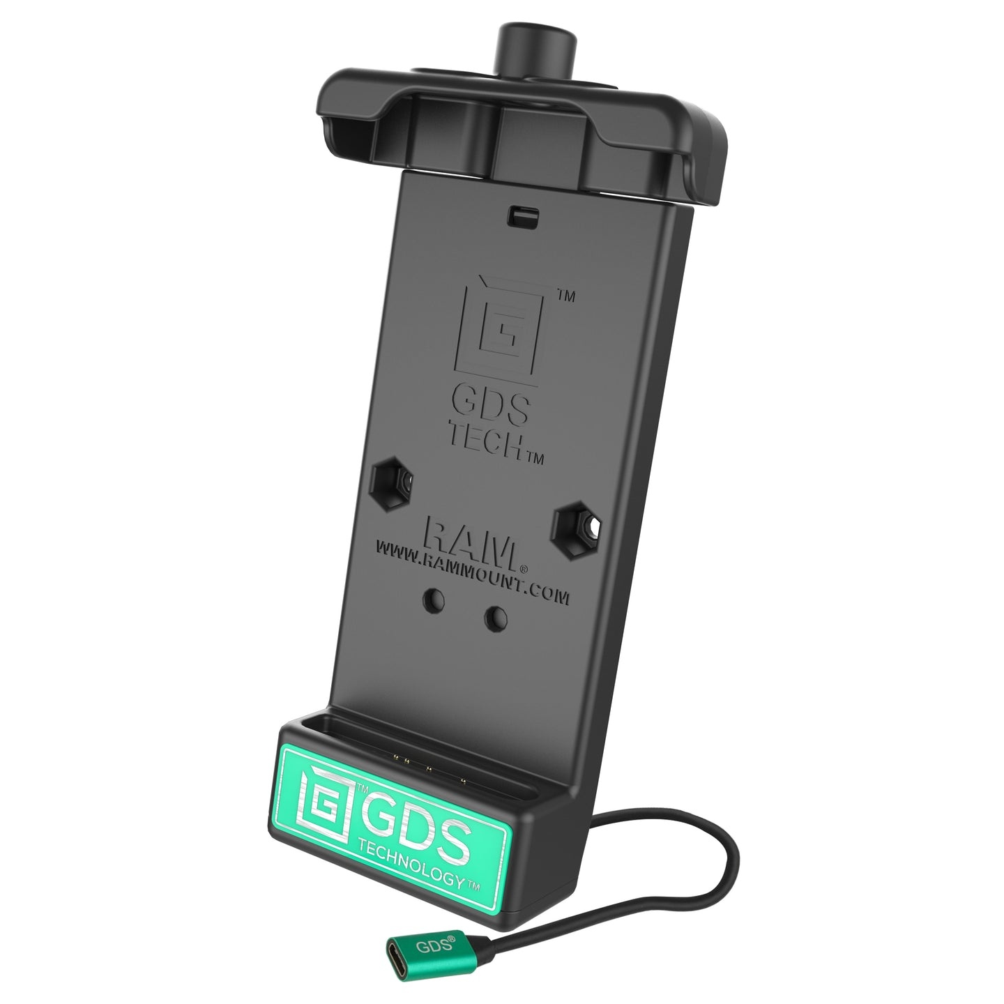 RAM MOUNT RAM-GDS-DOCK-V3CPAU - Base de carga RAM Mounts GDS, USB-C, Intelliskin