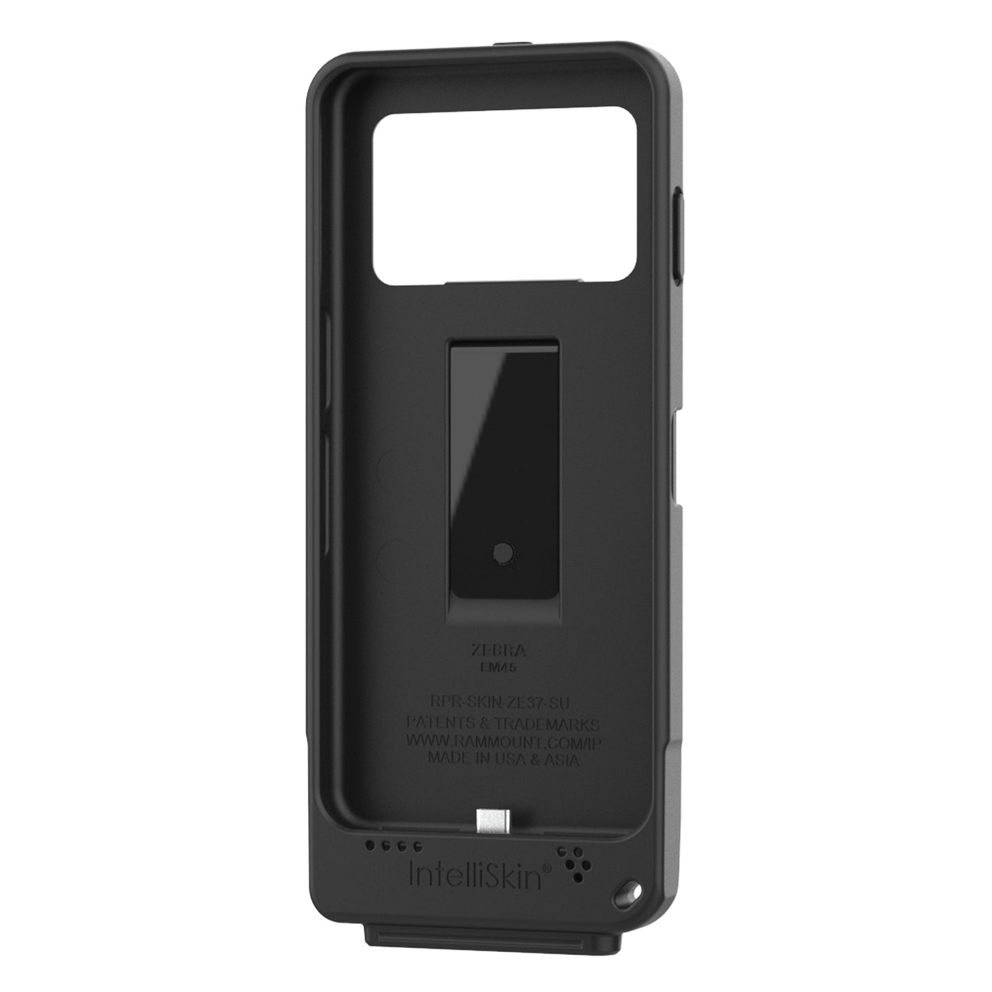 RAM MOUNT RAM-GDS-SKIN-ZE37-C - Estación de carga Intelliskin de RAM Mounts, GDS, con puerto USB-C externo - Sin clip para cinturón