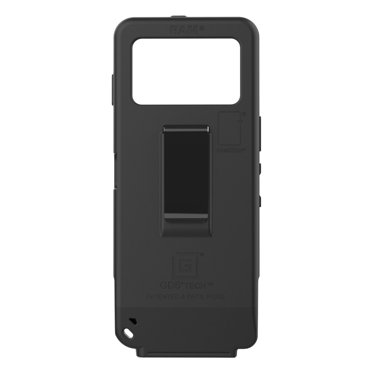 RAM MOUNT RAM-GDS-SKIN-ZE37-C - Estación de carga Intelliskin de RAM Mounts, GDS, con puerto USB-C externo - Sin clip para cinturón