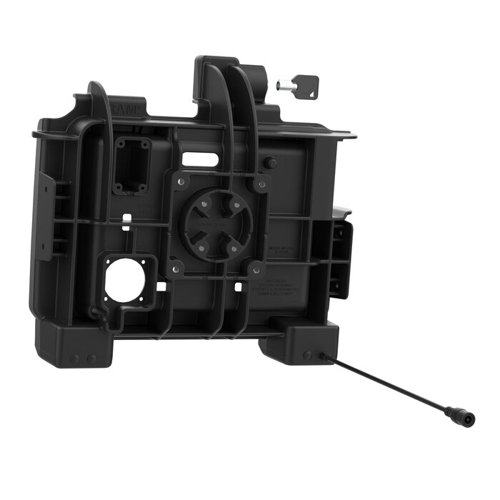 RAM-HOL-ZE25PHLU - Soporte de montaje en superficie RAM (con cerradura) para Zebra ET60/65