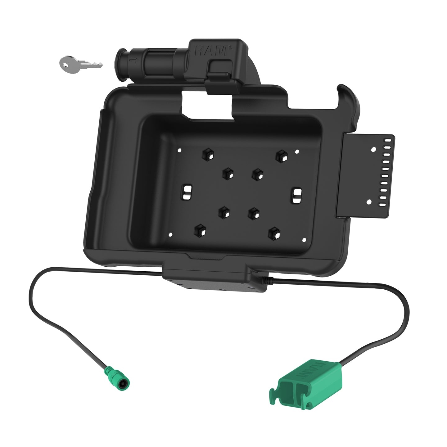 RAM MOUNT RAM Mounts Form-Fit houder (met sleutelvergrendeling) voor Zebra ET51/56 (8'), 900 mAh, USB