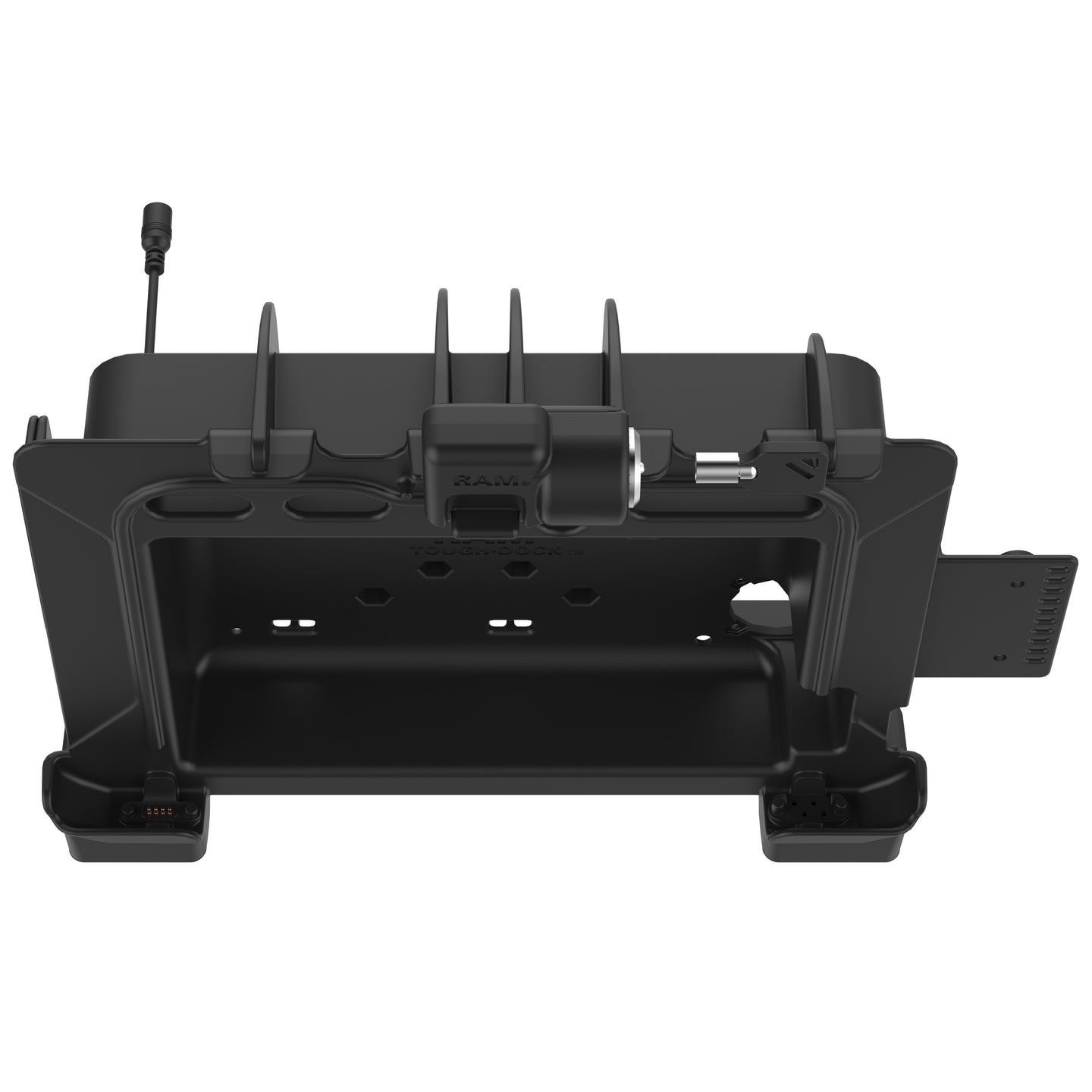RAM MOUNT RAM-HOL-ZE22PLU - Soporte de montaje en superficie RAM (con cerradura) para Zebra ET80/85